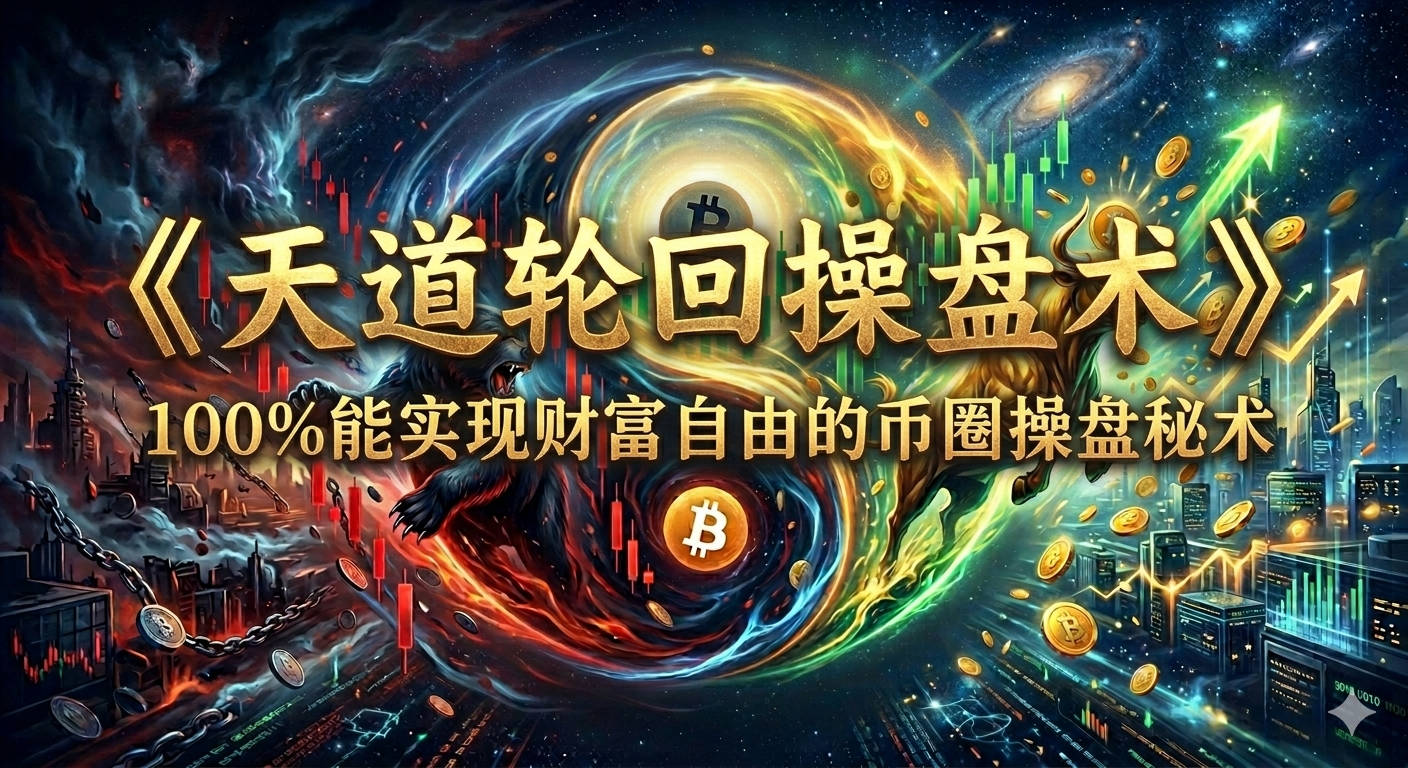 《天道轮回操盘术》：100%能实现财富自由的币圈操盘秘术！！